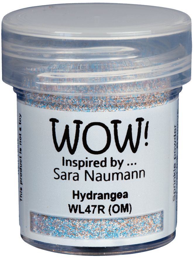 Wow Embossing Powder Inspired by Sara Naumann Hydrangea Jcraft